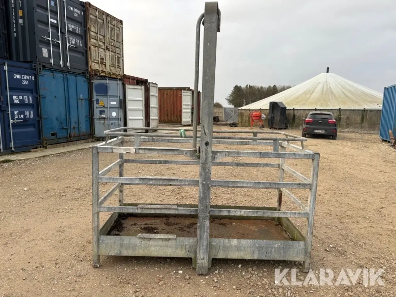 Billede 6 - Galvaniseret mandskabskurv Lehaka