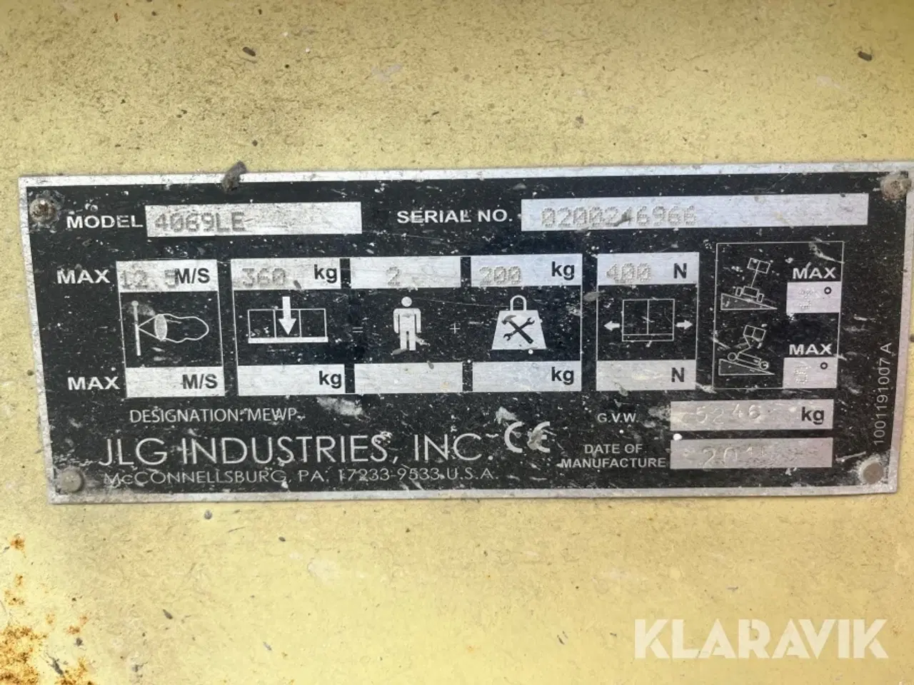 Billede 7 - Sakselift JLG 4069LE 14.9meter