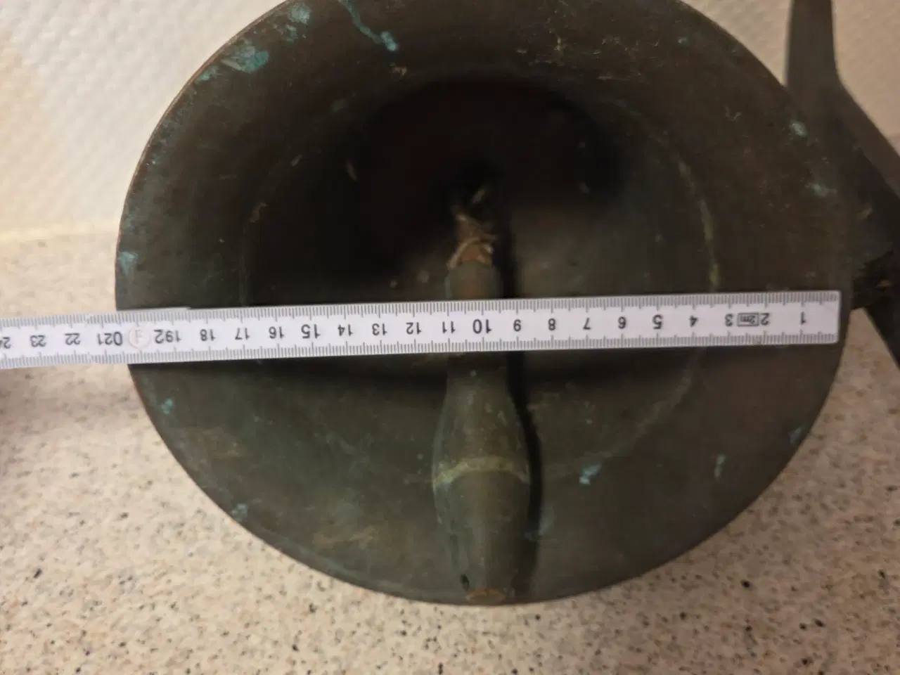 Billede 1 - Messing klokke til vægmontering