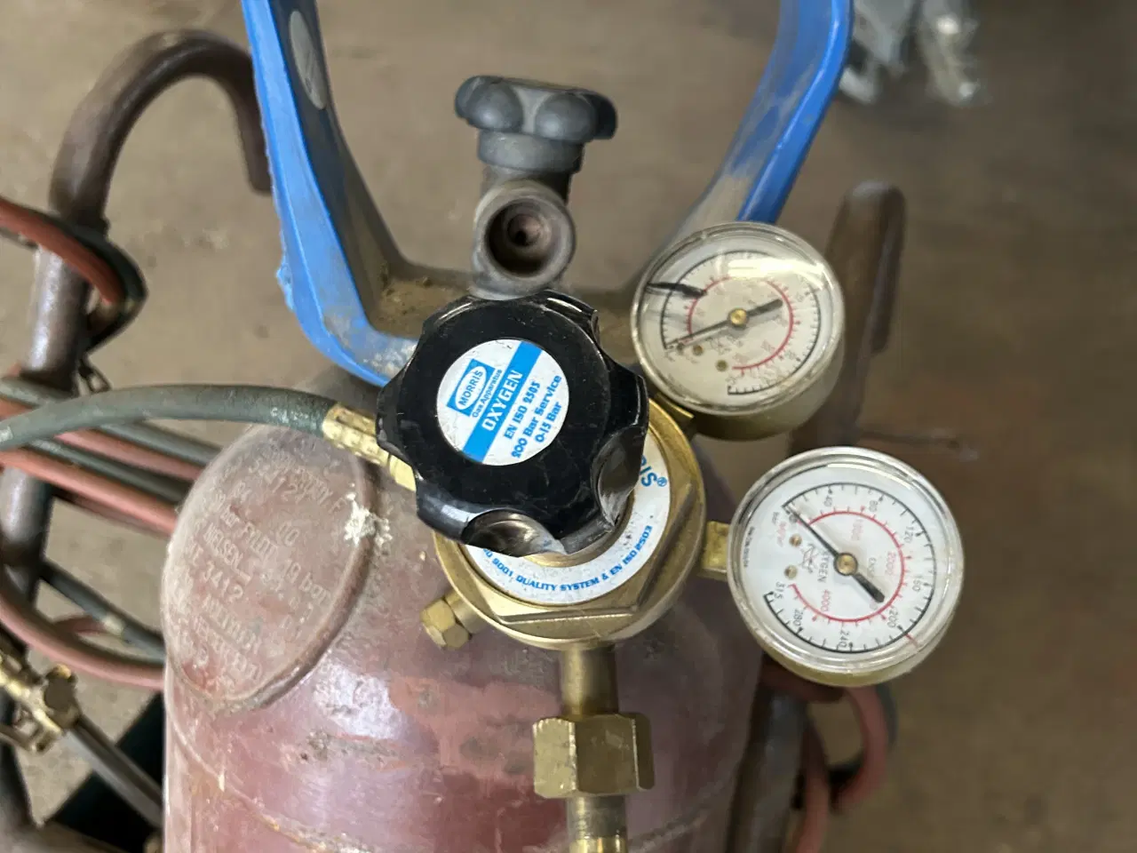 Billede 3 - Skærebrænder sæt på vogn 