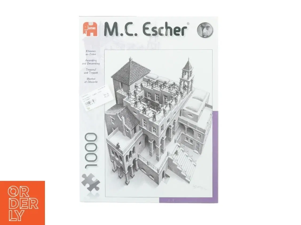 Billede 1 - MC Escher puslespil, 1000 fra Jumbo (str. 37 x 27 cm)