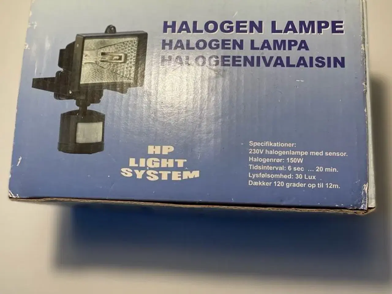 Billede 1 - Halogenlampe med censor