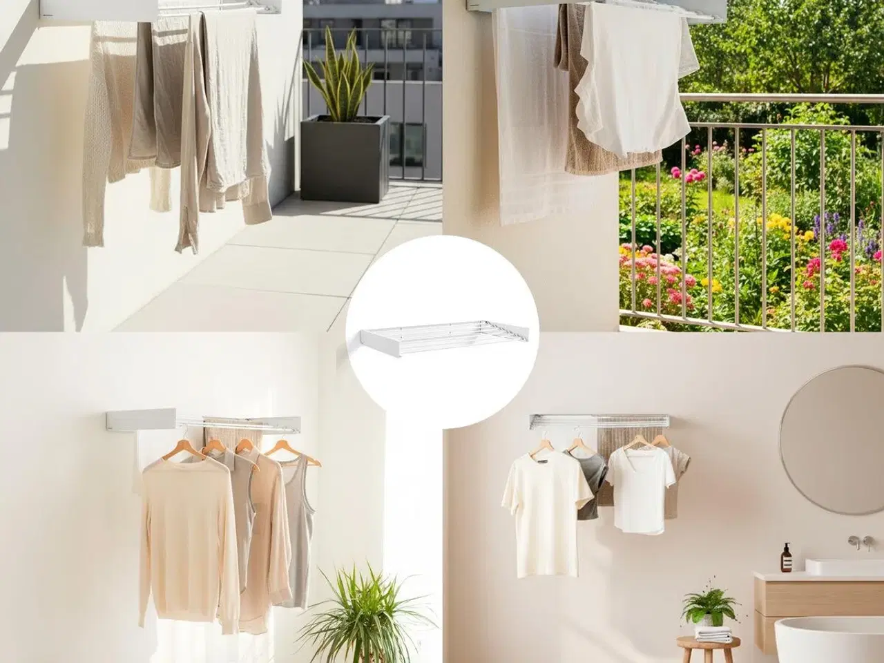 Billede 8 - Tørrestativ til væg - Dryva 100, foldbart og udtrækkeligt