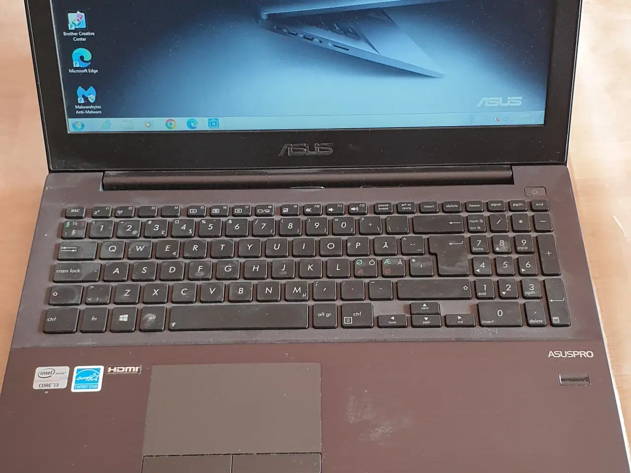 Billede 1 - ASUS bærbar PC med Windows  7