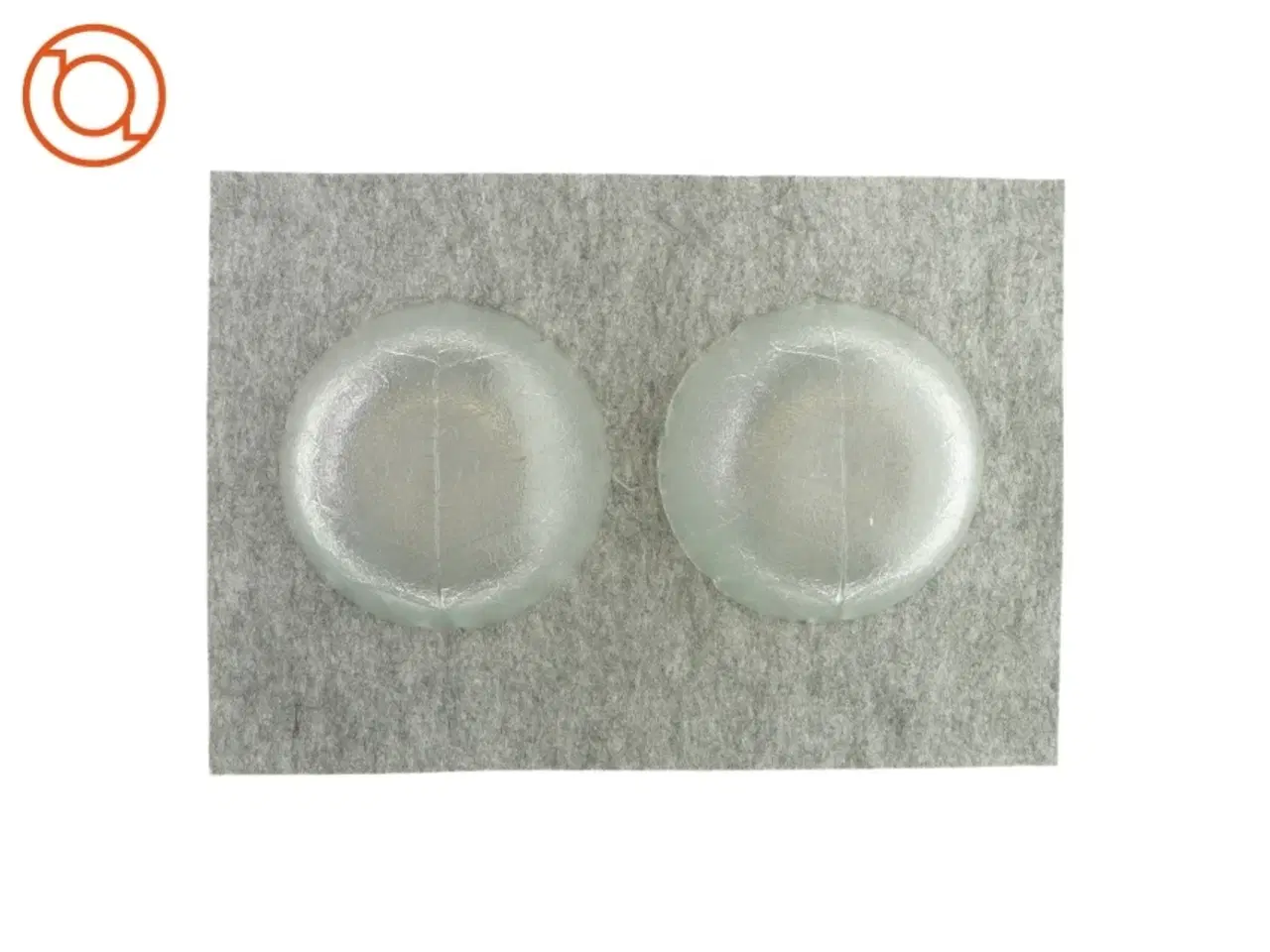 Billede 3 - Glasskåle med bladtryk (2 styk)