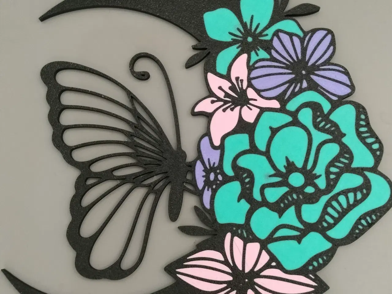 Billede 1 - 3D printet væg pynt