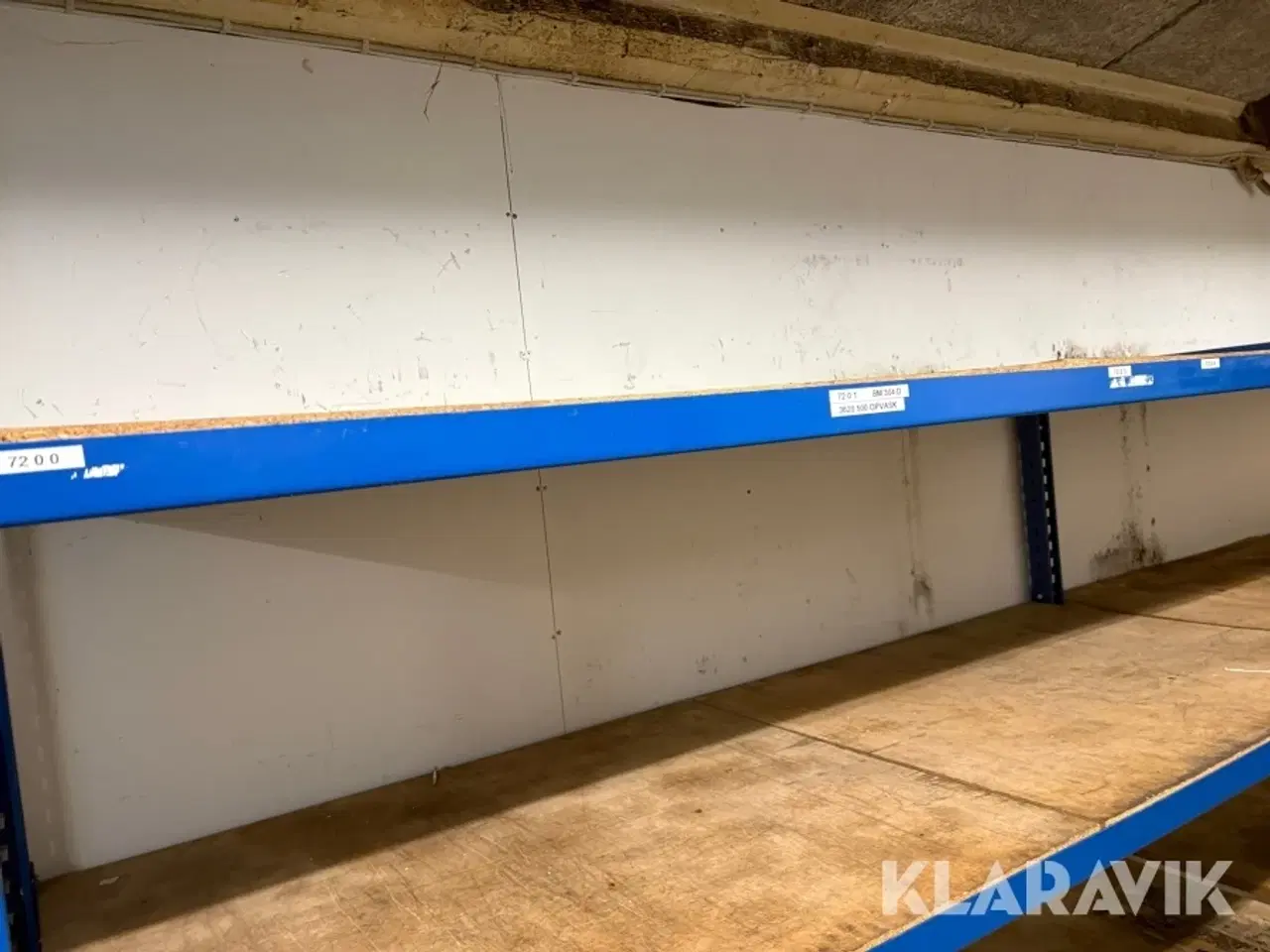 Billede 9 - Værkstedsreoler 6 sektioner