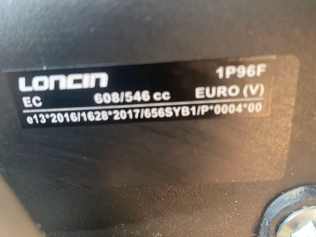 Billede 5 - Loncin 608cc 20hk Benzinmotor