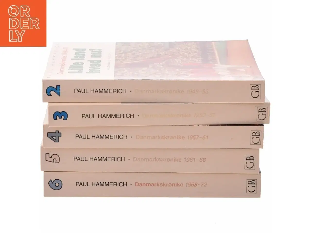 Billede 2 - Danmarkskrønike bøger af Paul Hammerich fra Gyldendals Bogklub