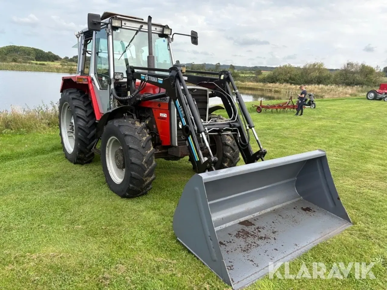 Billede 5 - Traktor Massey Ferguson 690 med Trima frontlæsser og P. Lindberg frontskovl