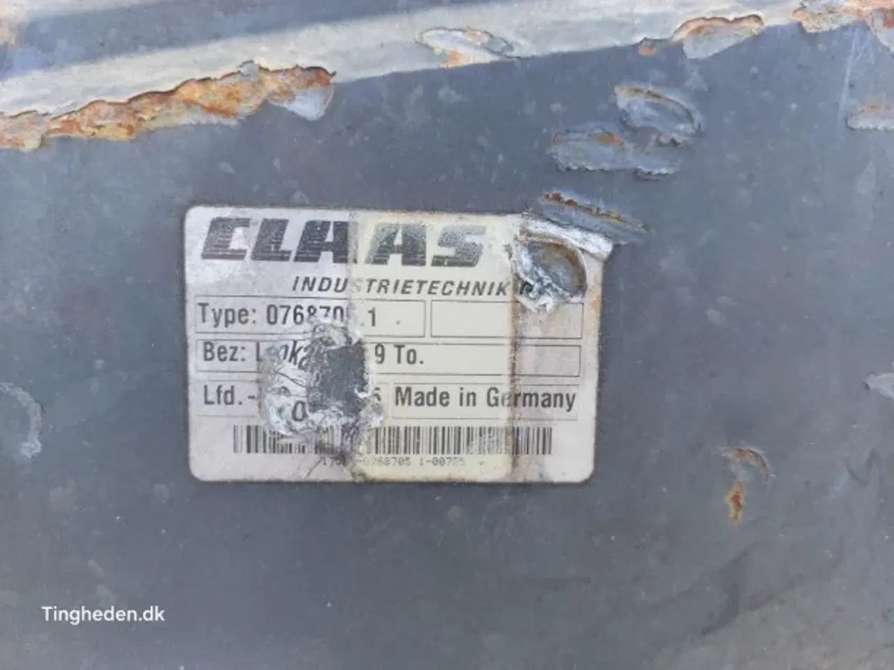 Billede 2 - Claas Lexion 580 Bagaksel 07687051