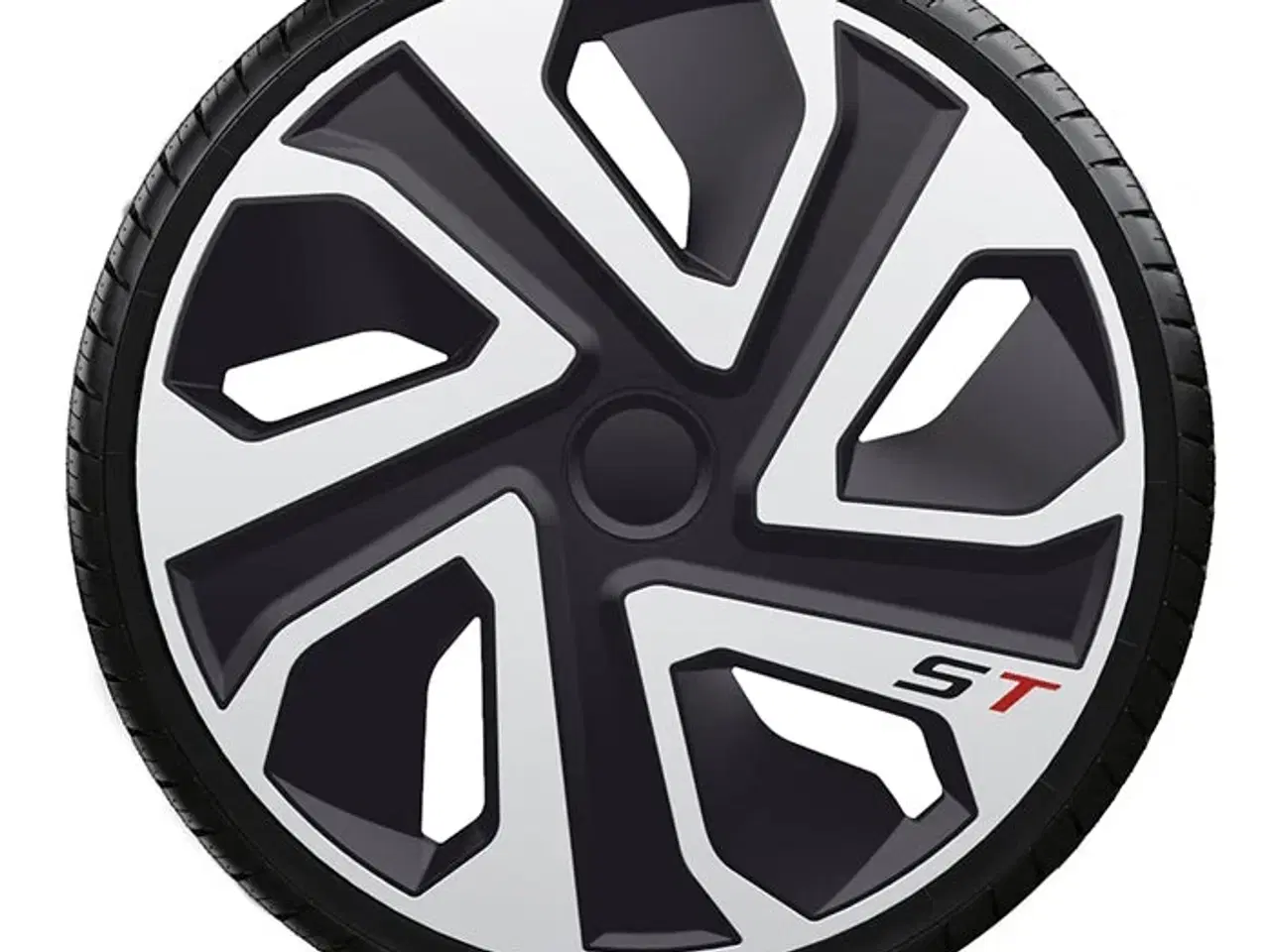 Billede 1 - 19" ST Sølv hjulkapselsæt