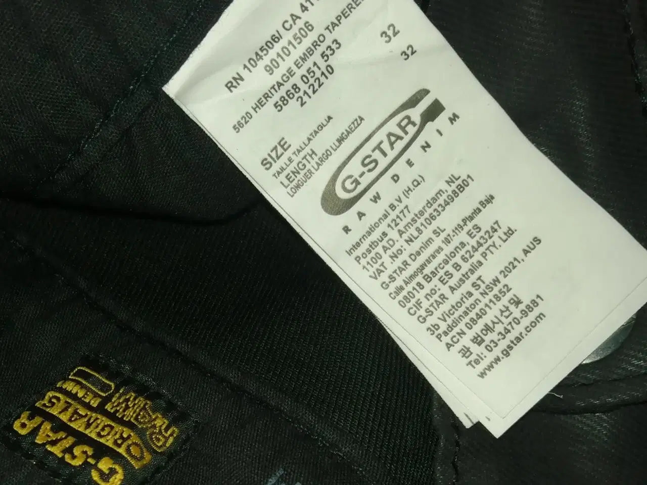 Billede 7 - NYE G-STAR RAW TWILL BUKSER, W32/32