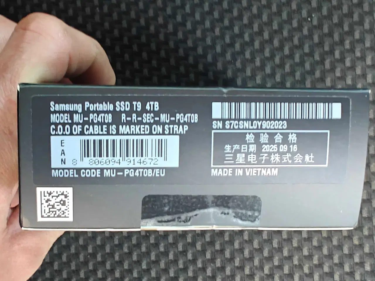 Billede 2 - Samsung T9 4TB  SSD Harddisk