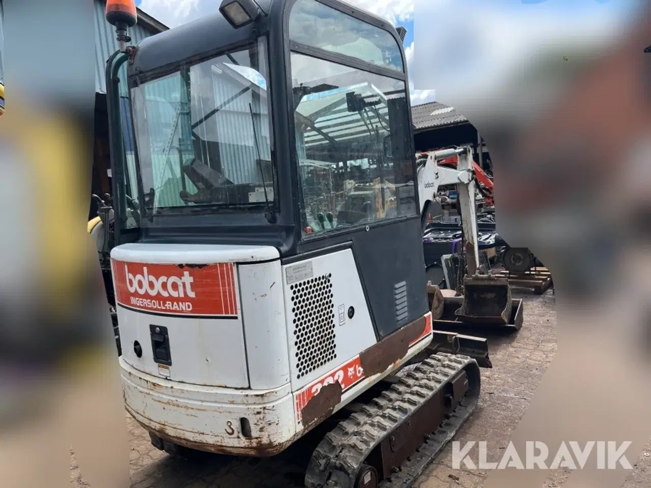 Billede 7 - MiniGravemaskine Bobcat 322 med 3 skovle