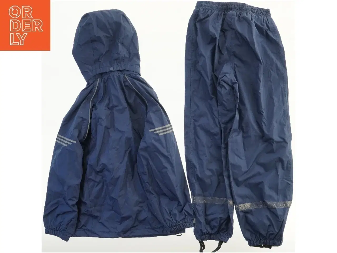 Billede 2 - Blåt regnsæt med hætte fra Friends (str. 128)