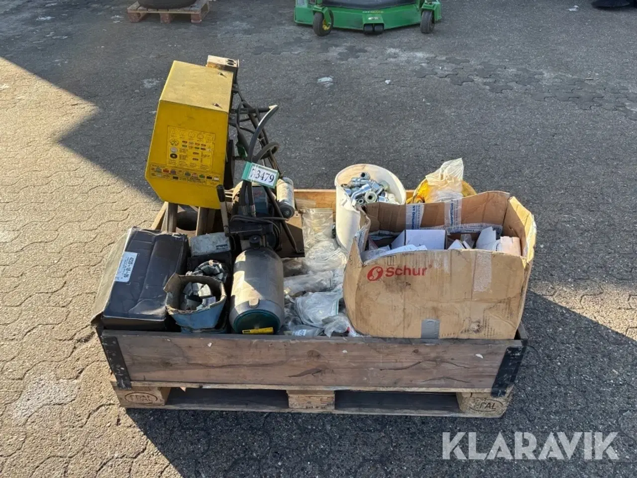 Billede 2 - Hydraulikpresser Parker 82C 061 med fittings & matriser