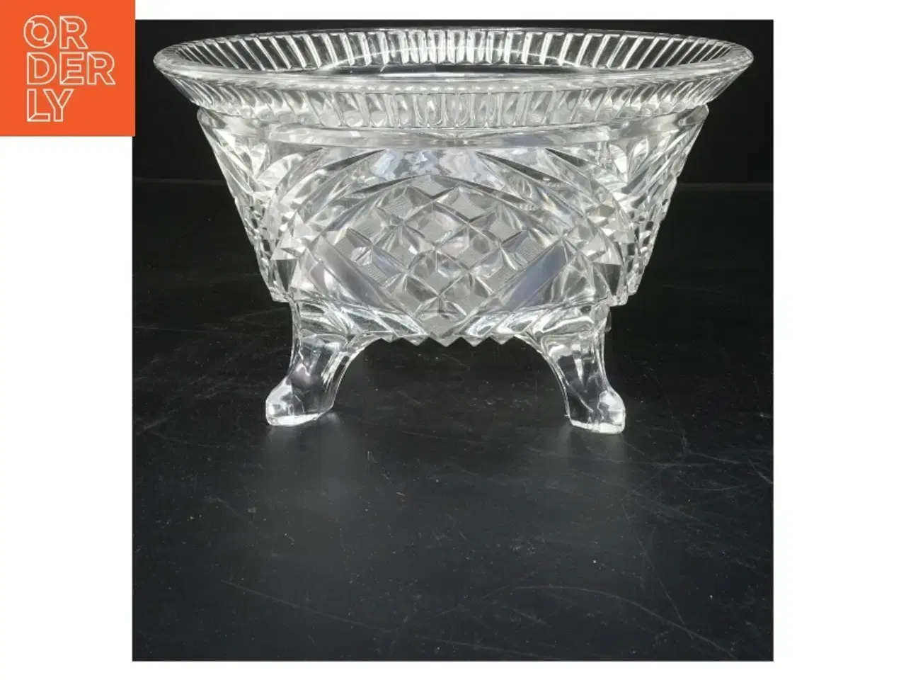 Billede 1 - Glaskrukke på ben (str. 25x15 cm)