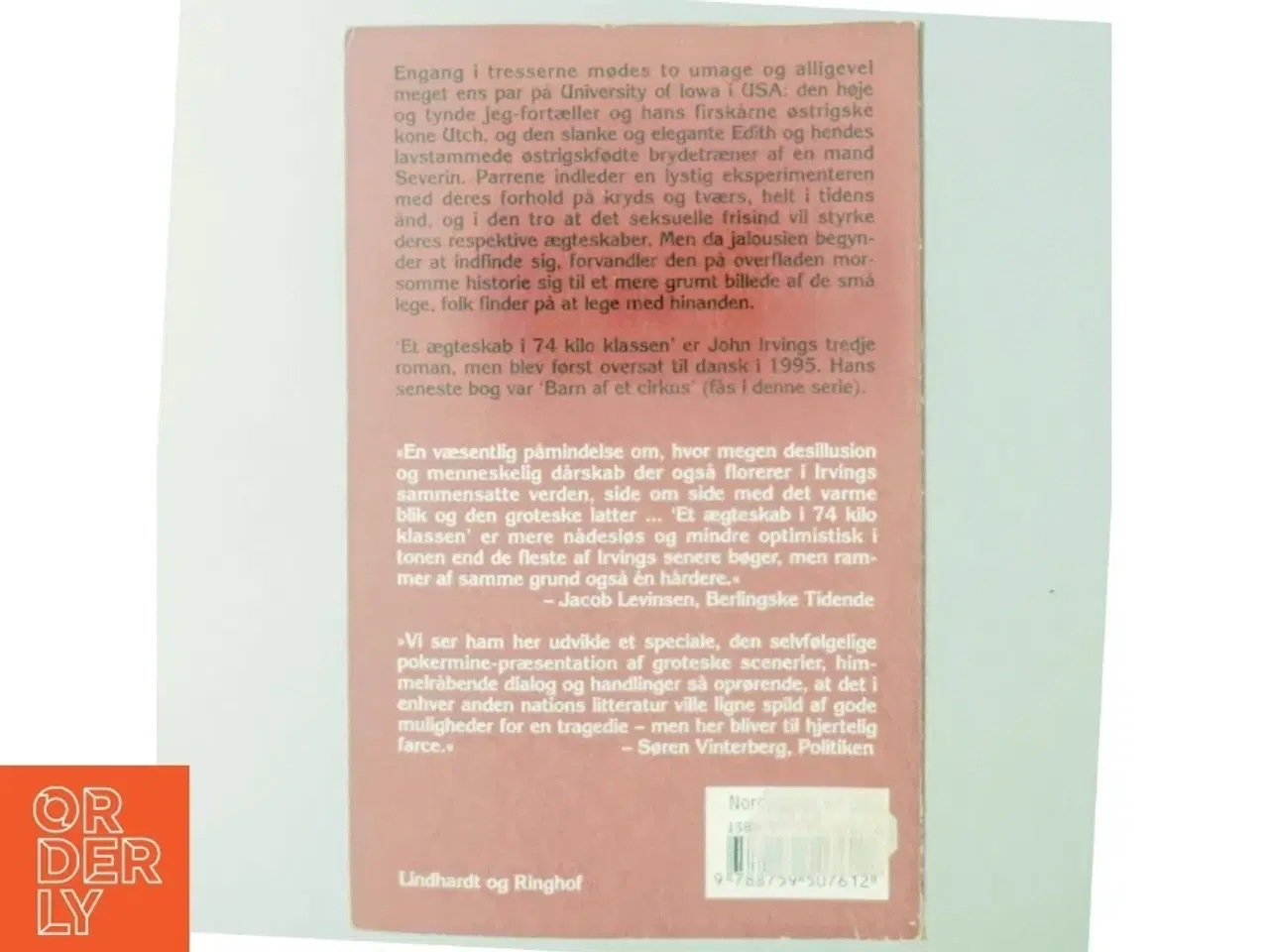 Billede 3 - Et ægteskab i 74 kilo klassen af John Irving (Bog)