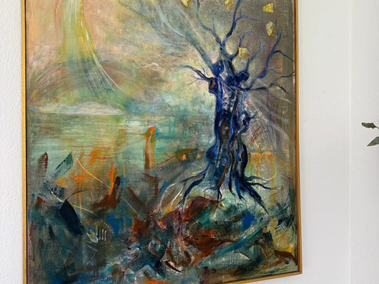 Billede 1 - Flot maleri - livets træ 