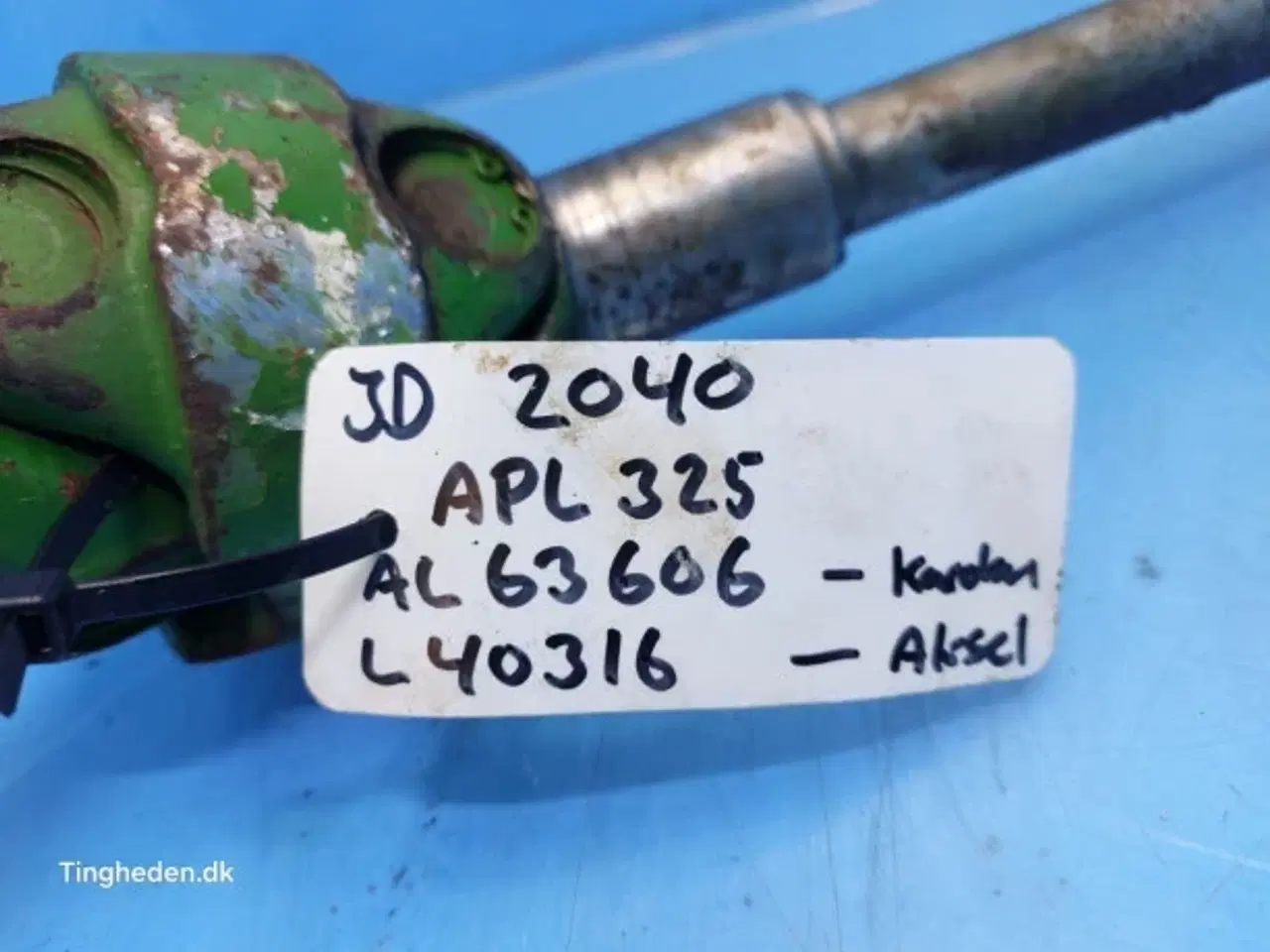 Billede 2 - John Deere 2040 Kardan AL63606   APL 325