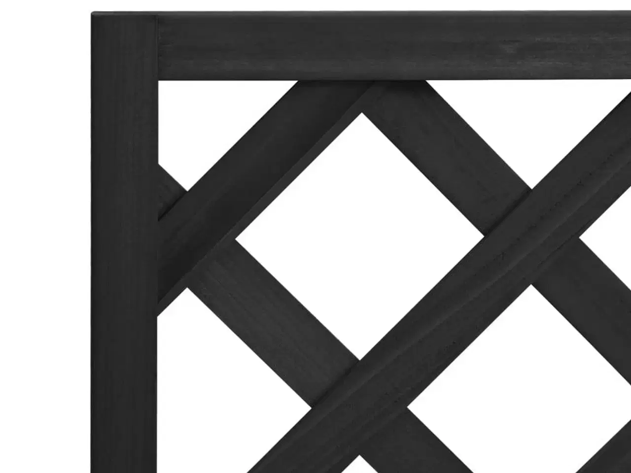Billede 7 - Plantekasse med espalier massivt grantræ sort
