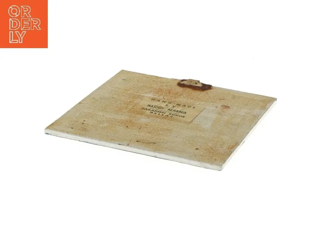 Billede 3 - Flot keramisk vægdekoration (str. 15x15 cm)