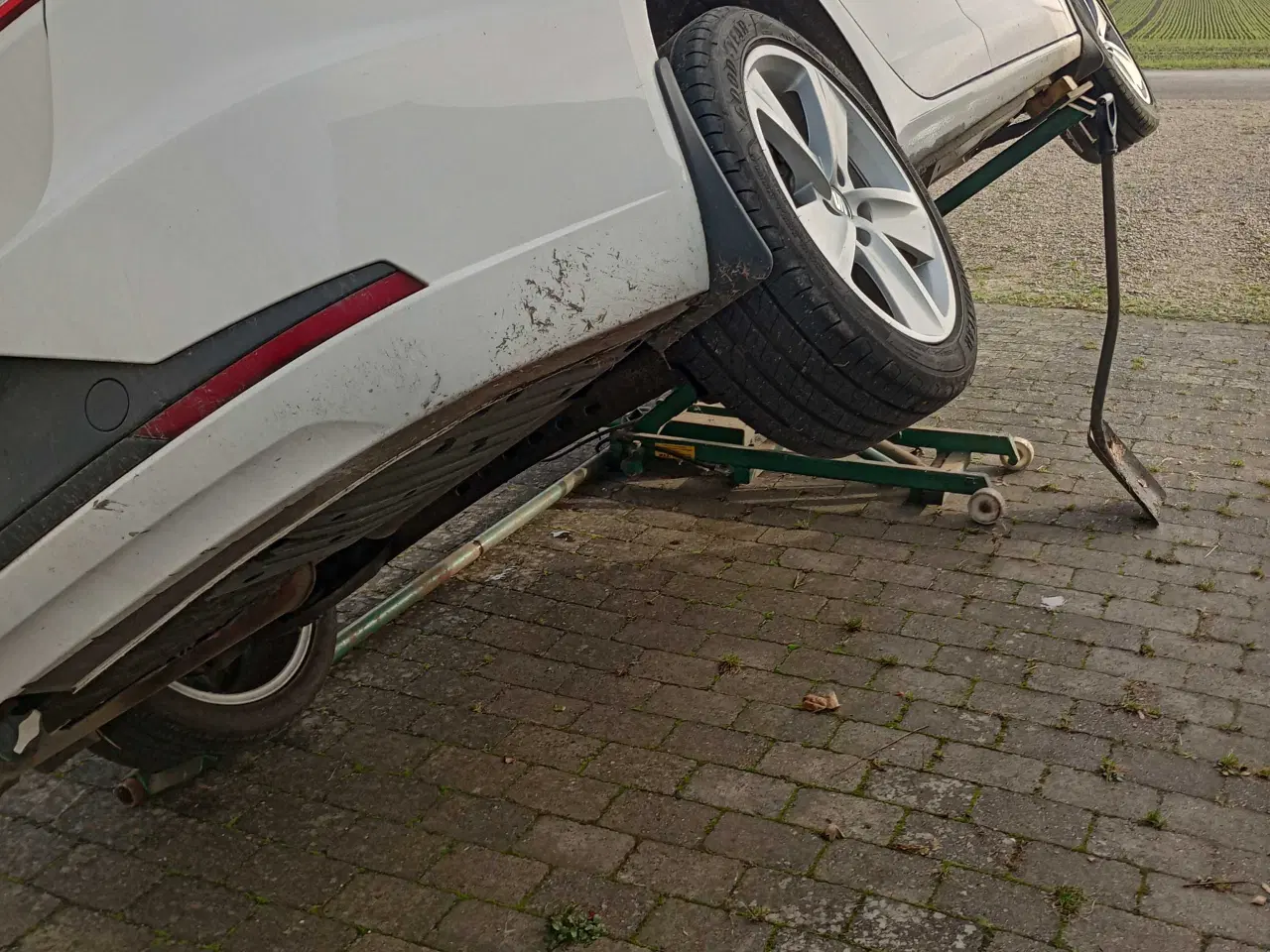 Billede 2 - Sidetipper / domkraft / lufthydraulisk