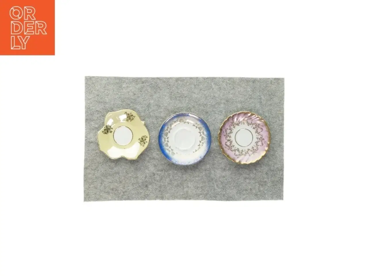 Billede 1 - Forskellige underkopper 3 stk. (str. 12 CM)