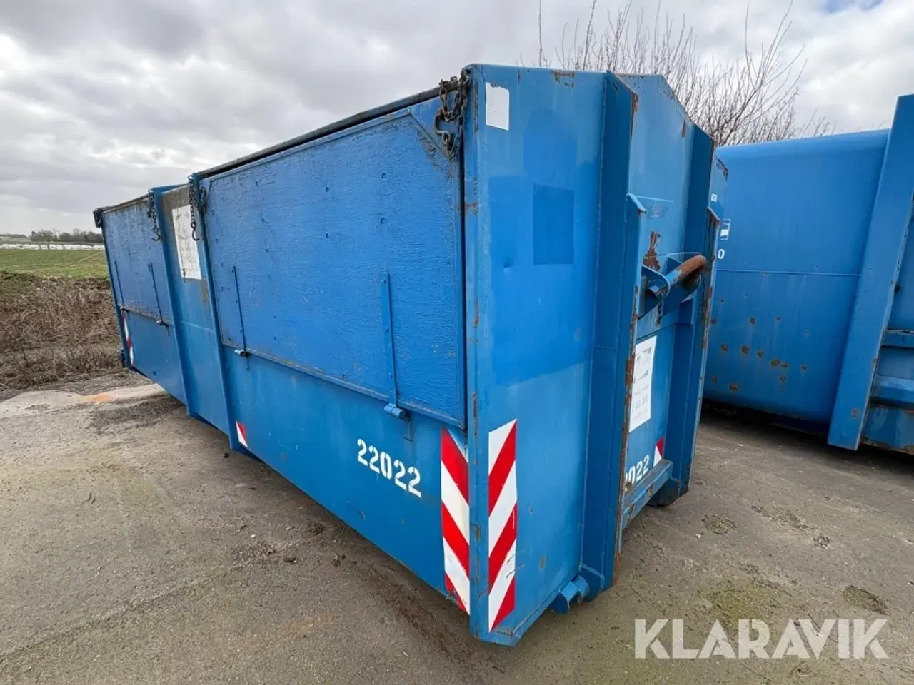 Billede 4 - Lukket affaldscontainer/ophaler 22m3