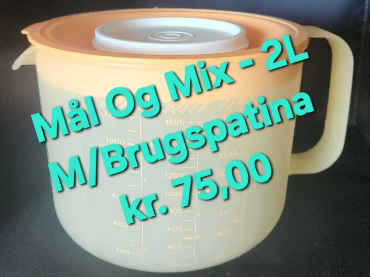 Billede 1 - Tupperware Stor Mål & Mix 2L