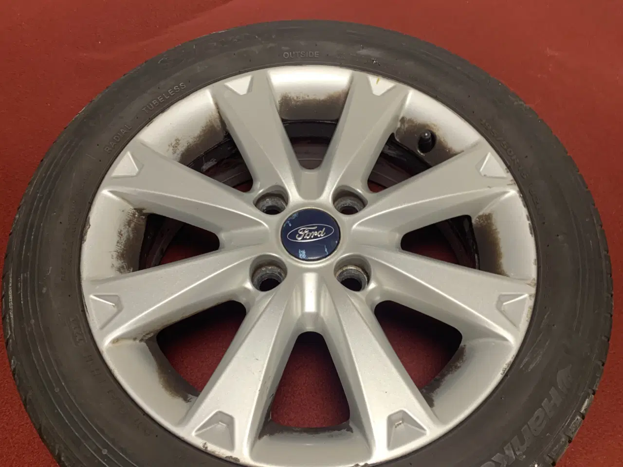 Billede 1 - Alufælge med sommerdæk