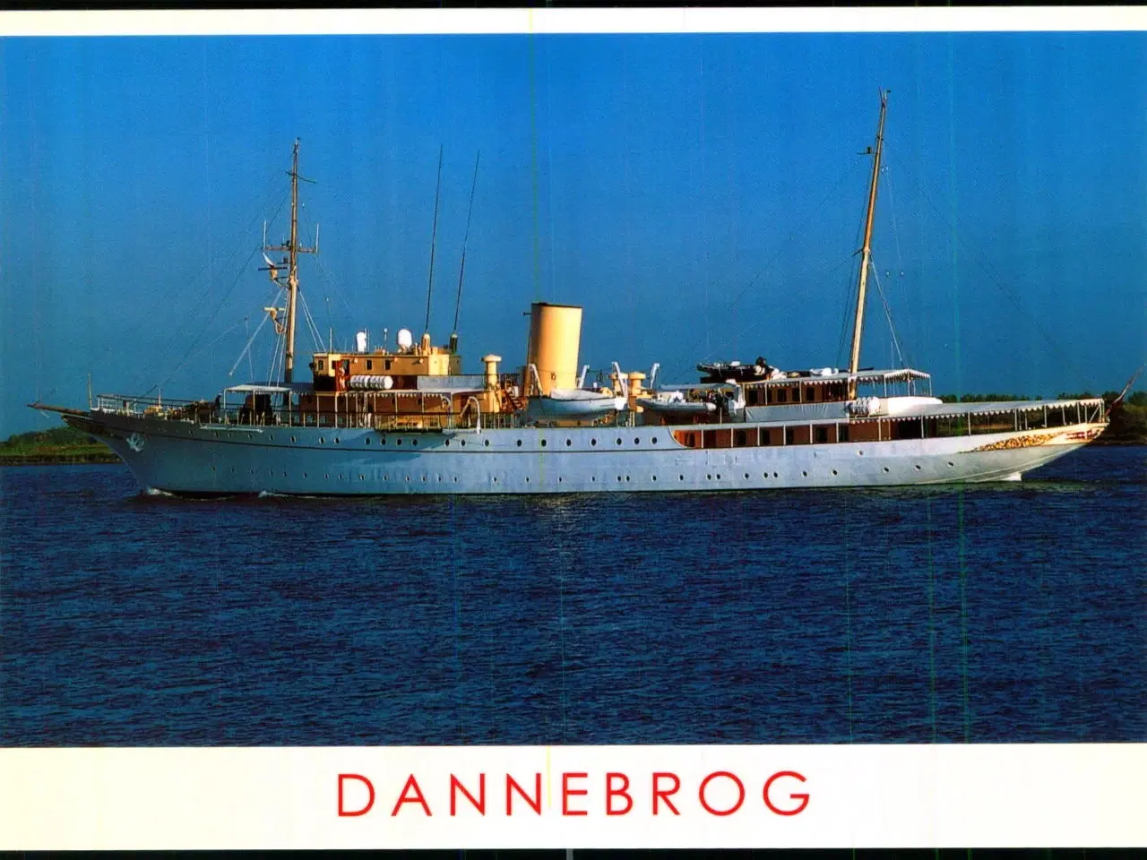 Billede 1 - Kongeskibet - Dannebrog - Trojaborg H 03 - 12x17 cm - Ubrugt