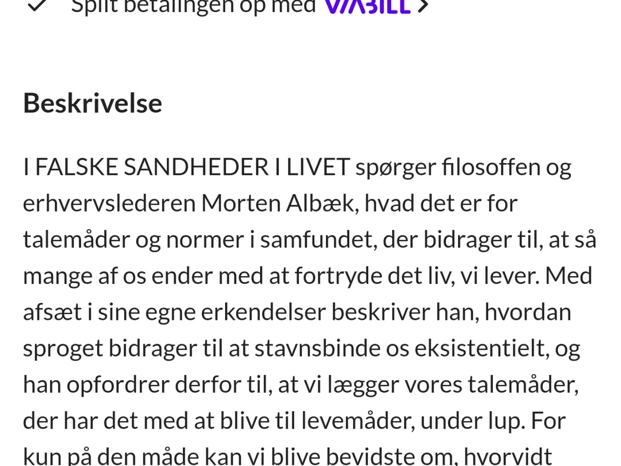 Billede 4 - Falske sandheder i livet af Morten Albæk | 150 kr.