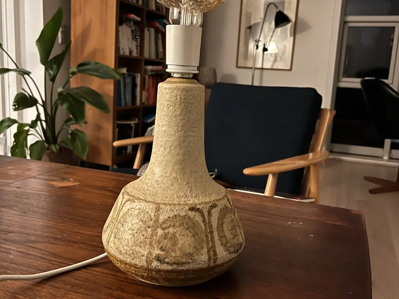 Billede 1 - Flot retro keramik lampe fra Søgholm