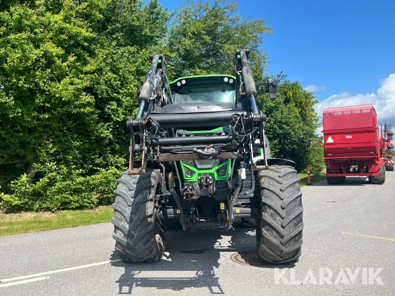 Billede 9 - Traktor DEUTZ-FAHR Agronom 6165.4 med frontlæsser