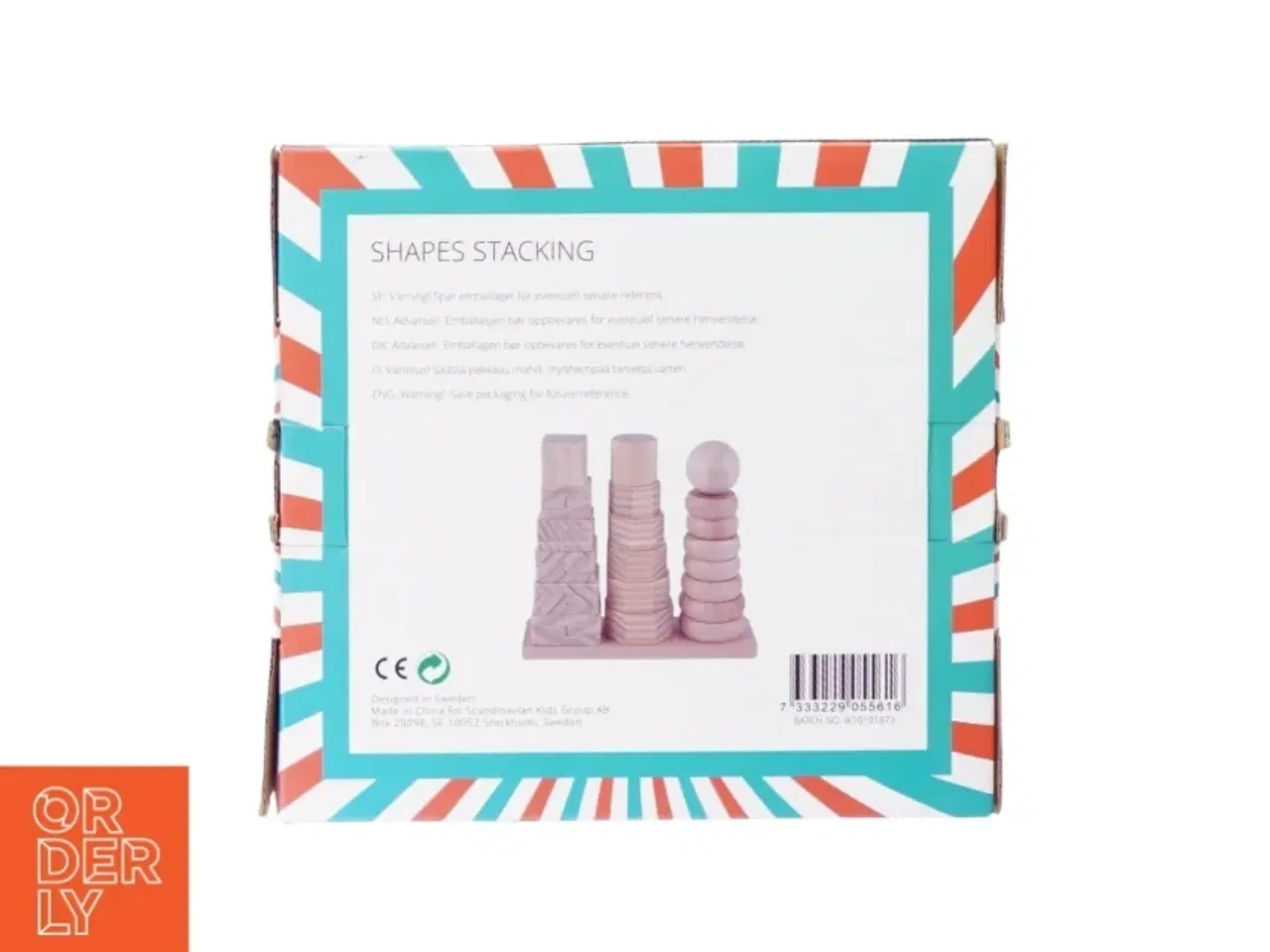 Billede 2 - Bygge klodser fra Shapes Stacking Wood Little (str. 23 x 8 x 21 cm)