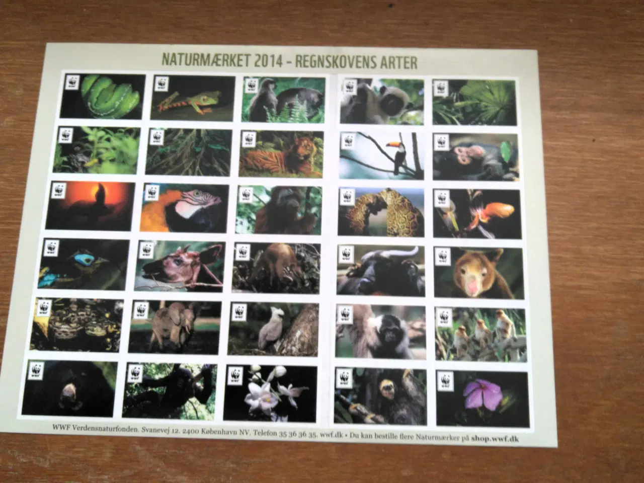 Billede 3 - Danmark, WWF Naturmærker 2007 -2020.