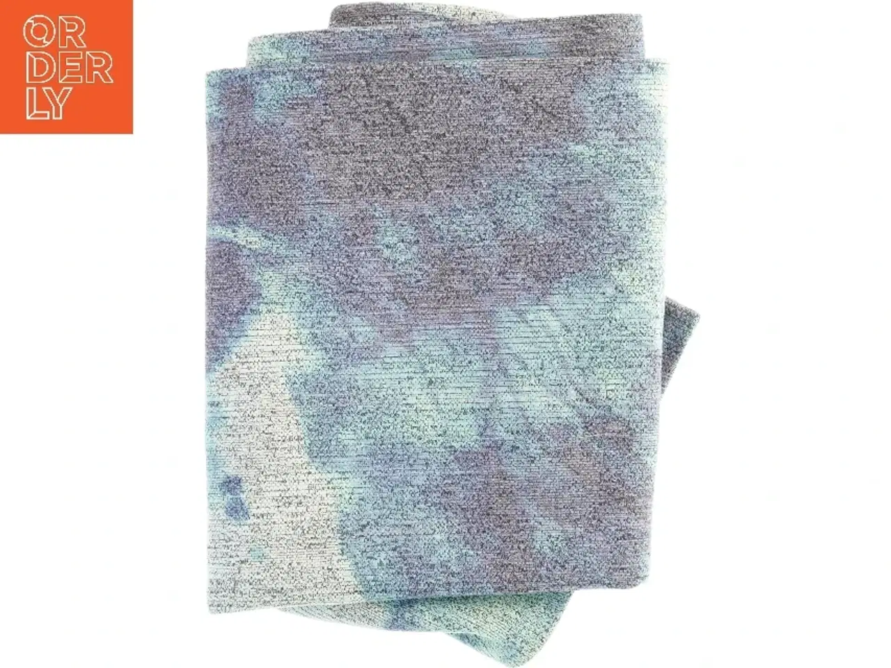 Billede 4 - Vævet tæppe i grå og blå nuancer fra Rodier (str. 170. x, 120 cm)