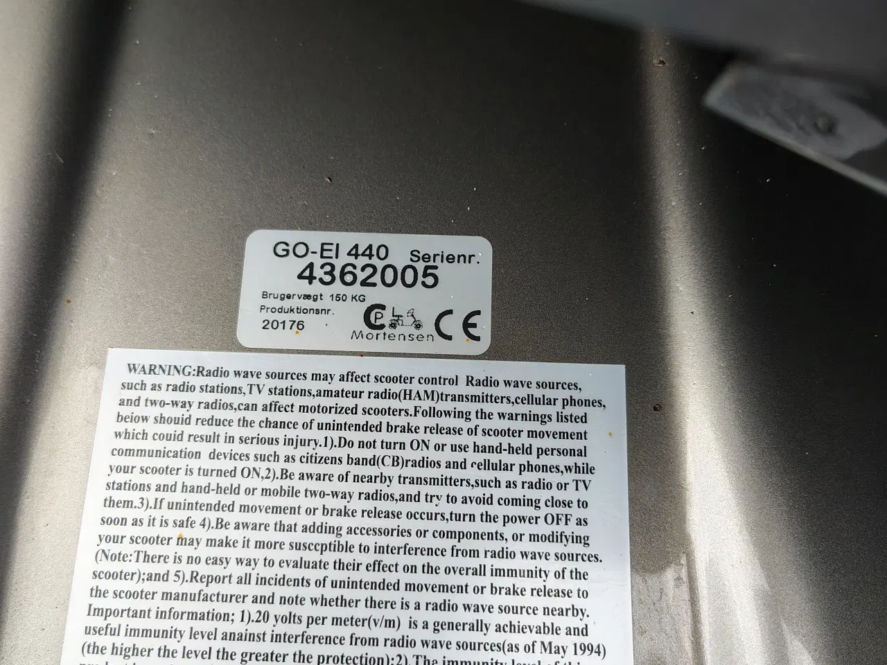 Billede 4 - 3 hjulet El scooter