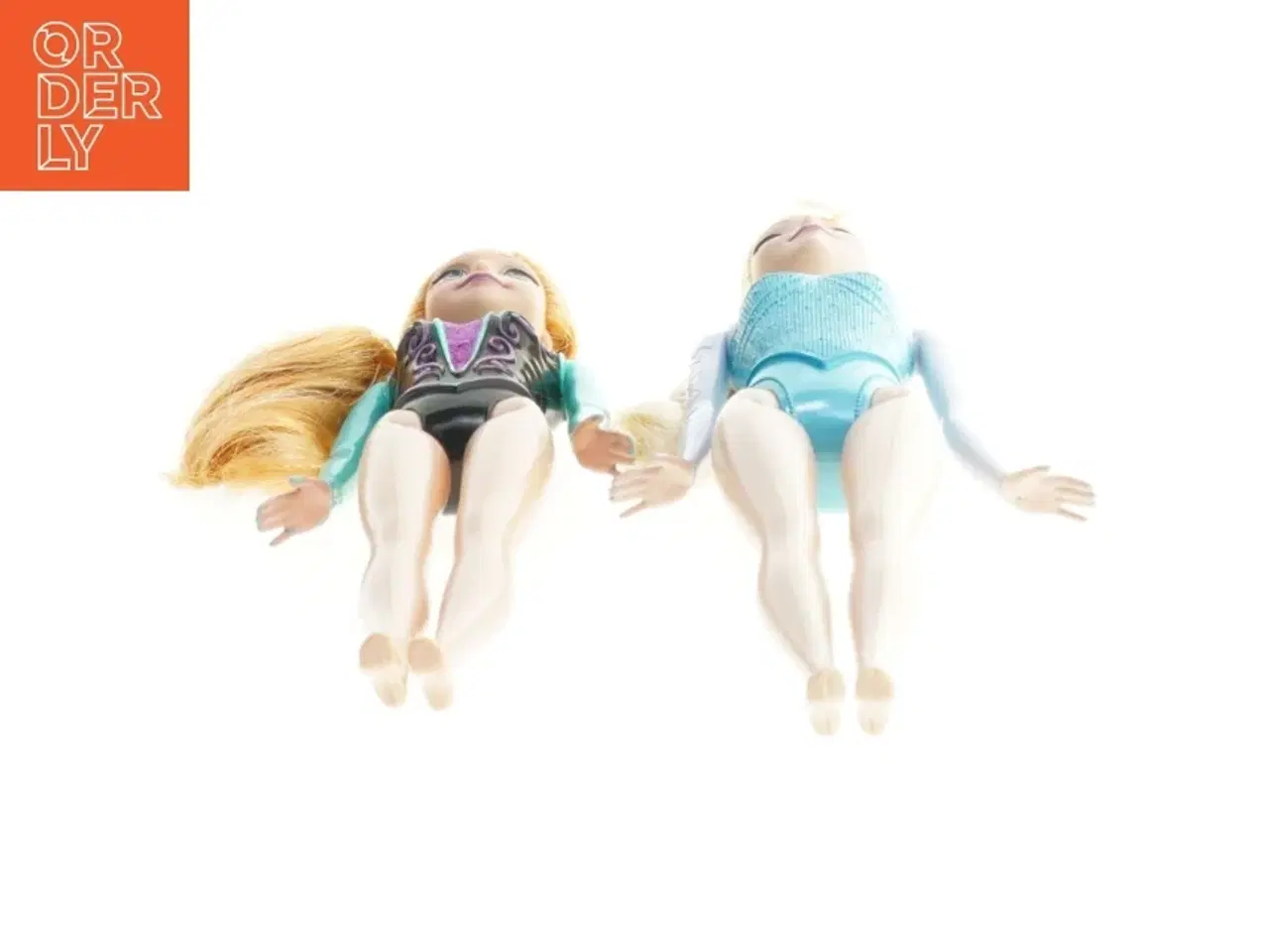 Billede 3 - Dukker, Anna og Elsa fra Barbie (str. 27 cm)
