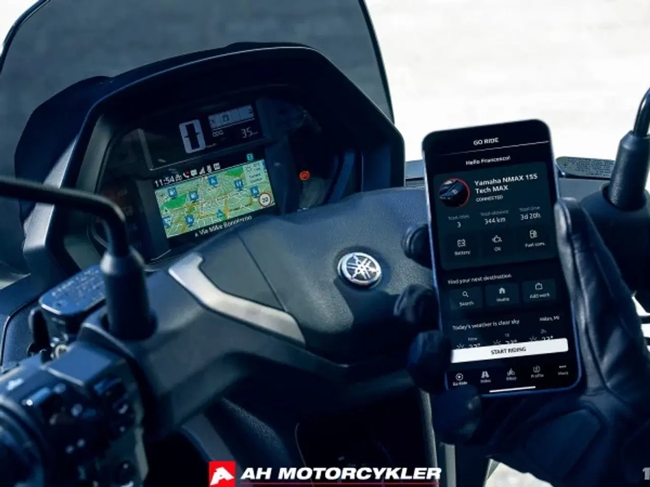 Billede 24 - Yamaha N-Max 155 Tech MAX Crystal Graphite