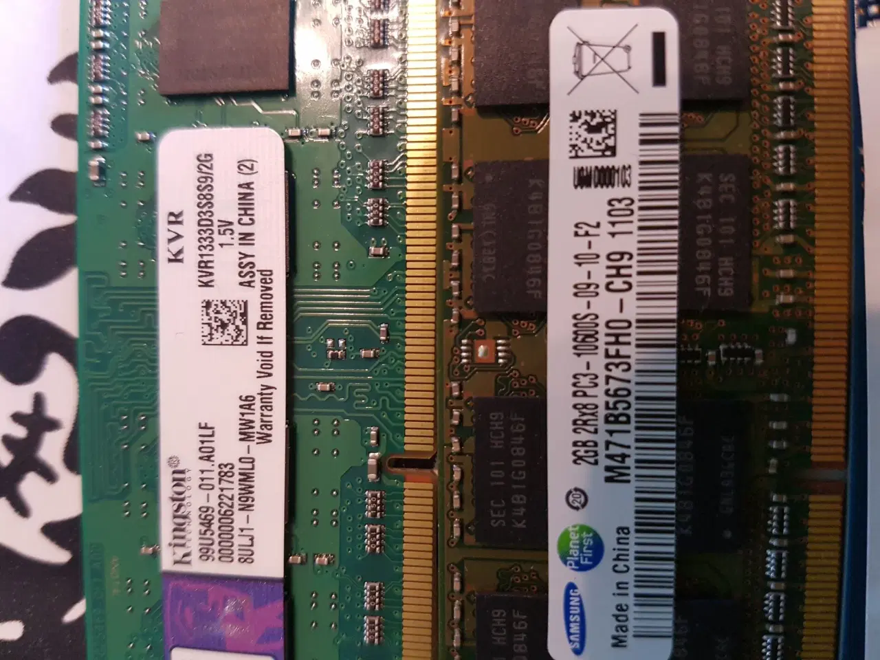 Billede 2 - 1+2+2gb ddr3 SO-dimm 204pin