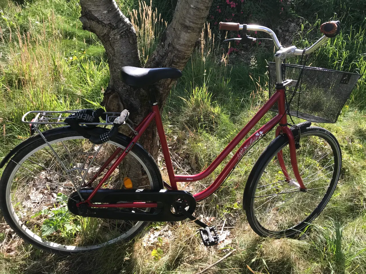 Billede 4 - Damecykel med Cykellås og Kurv før 165-180cm
