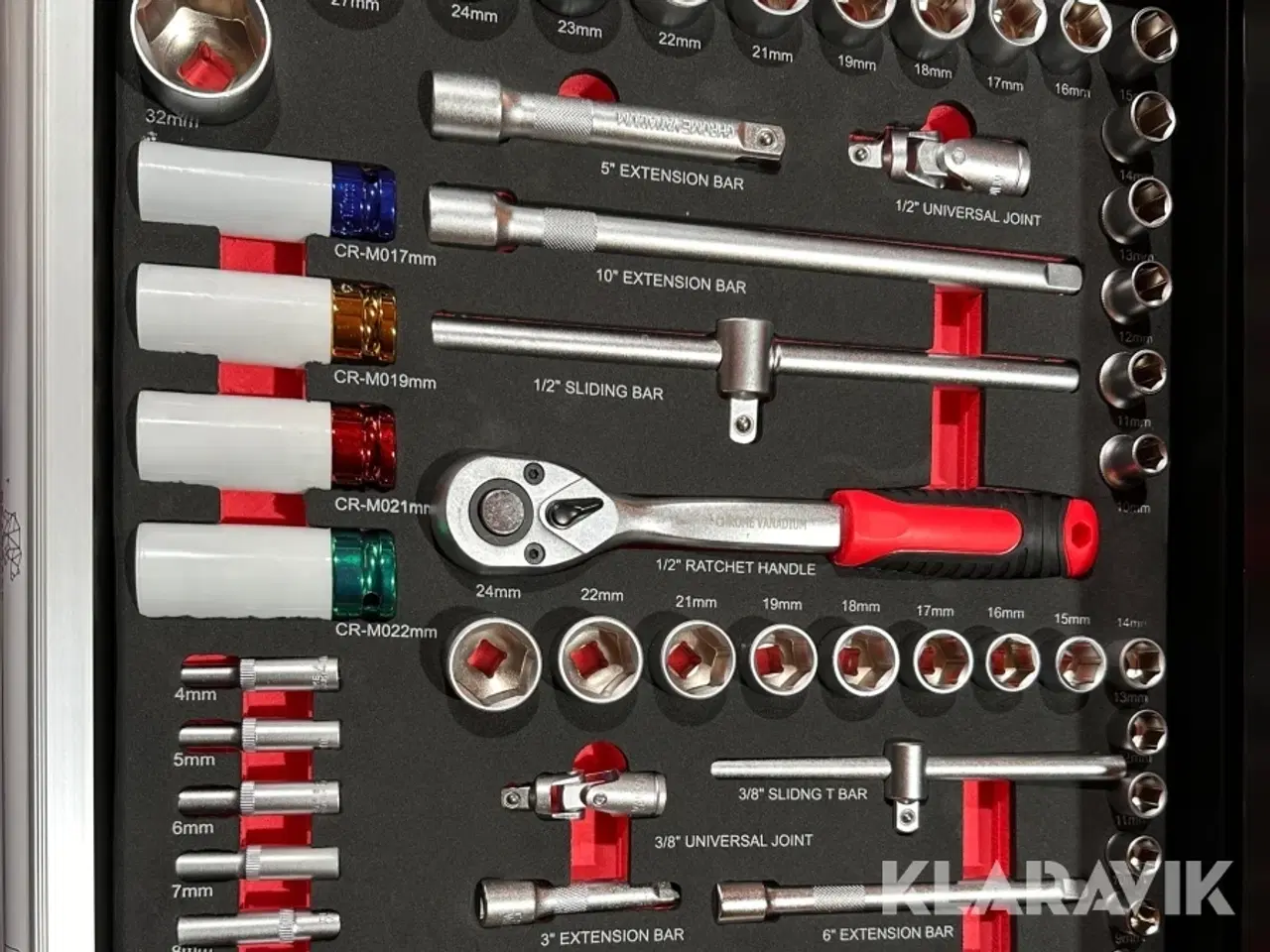 Billede 9 - Værktøjsvogn Bearsafe med 7 skuffer og 239 dele