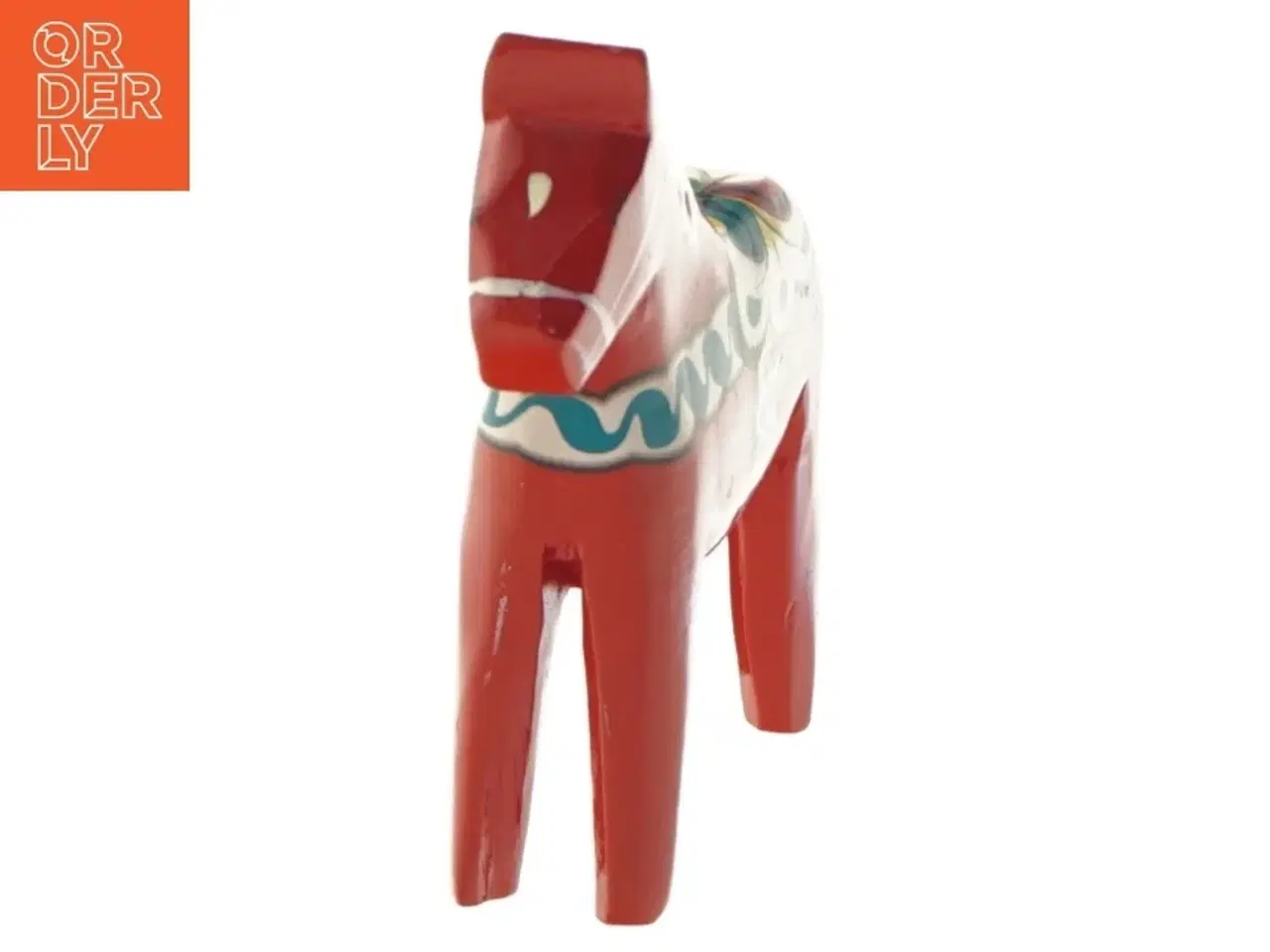 Billede 3 - Træ Dalahest figur (str. 13,5x11,5 cm)