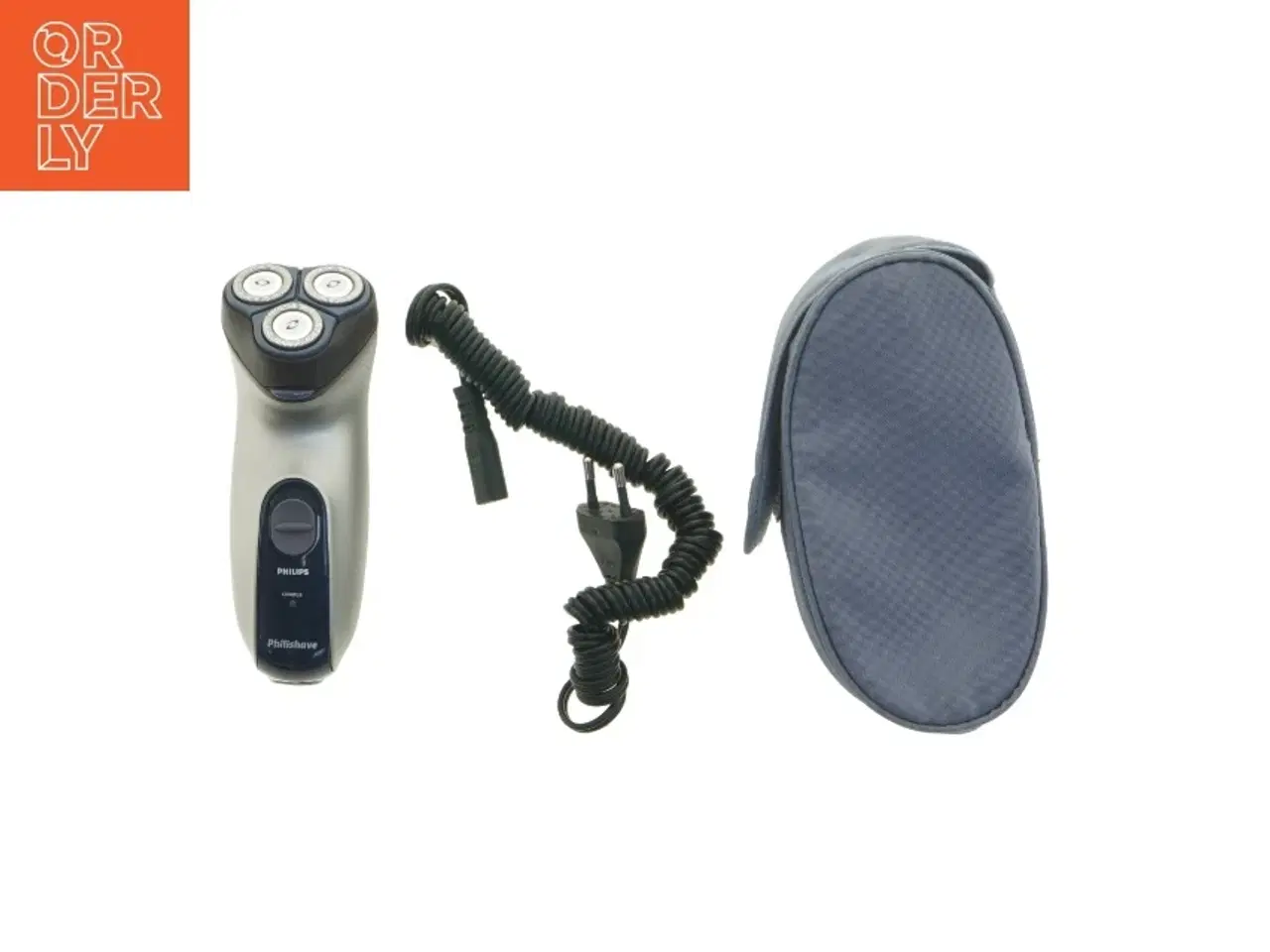 Billede 1 - Elektrisk barbermaskine med etui fra Philips (str. 14,5 x 6 x 5 cm)