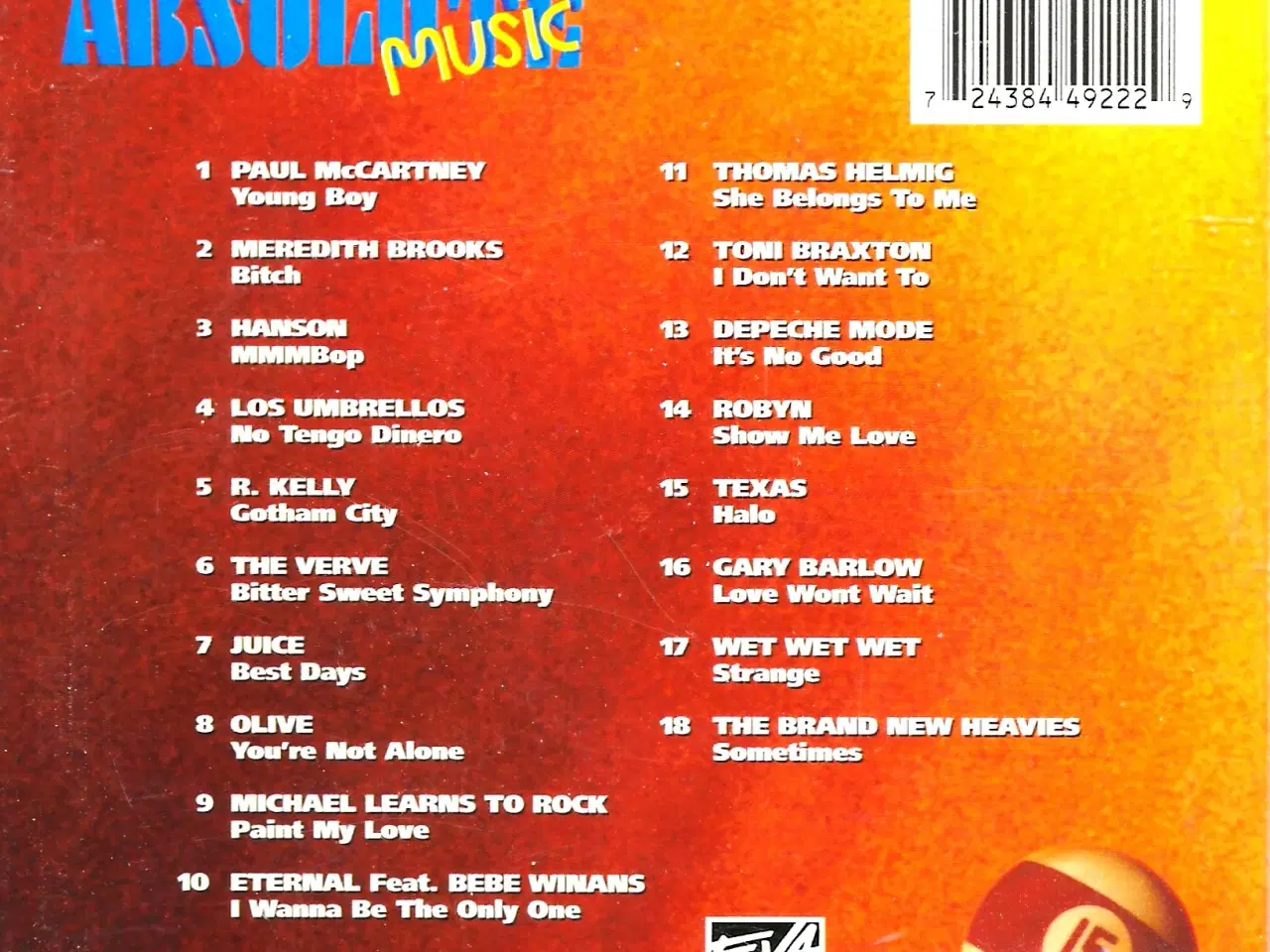 Billede 14 - Absolut Music. Syv CD'er. Nr. 9 - 15