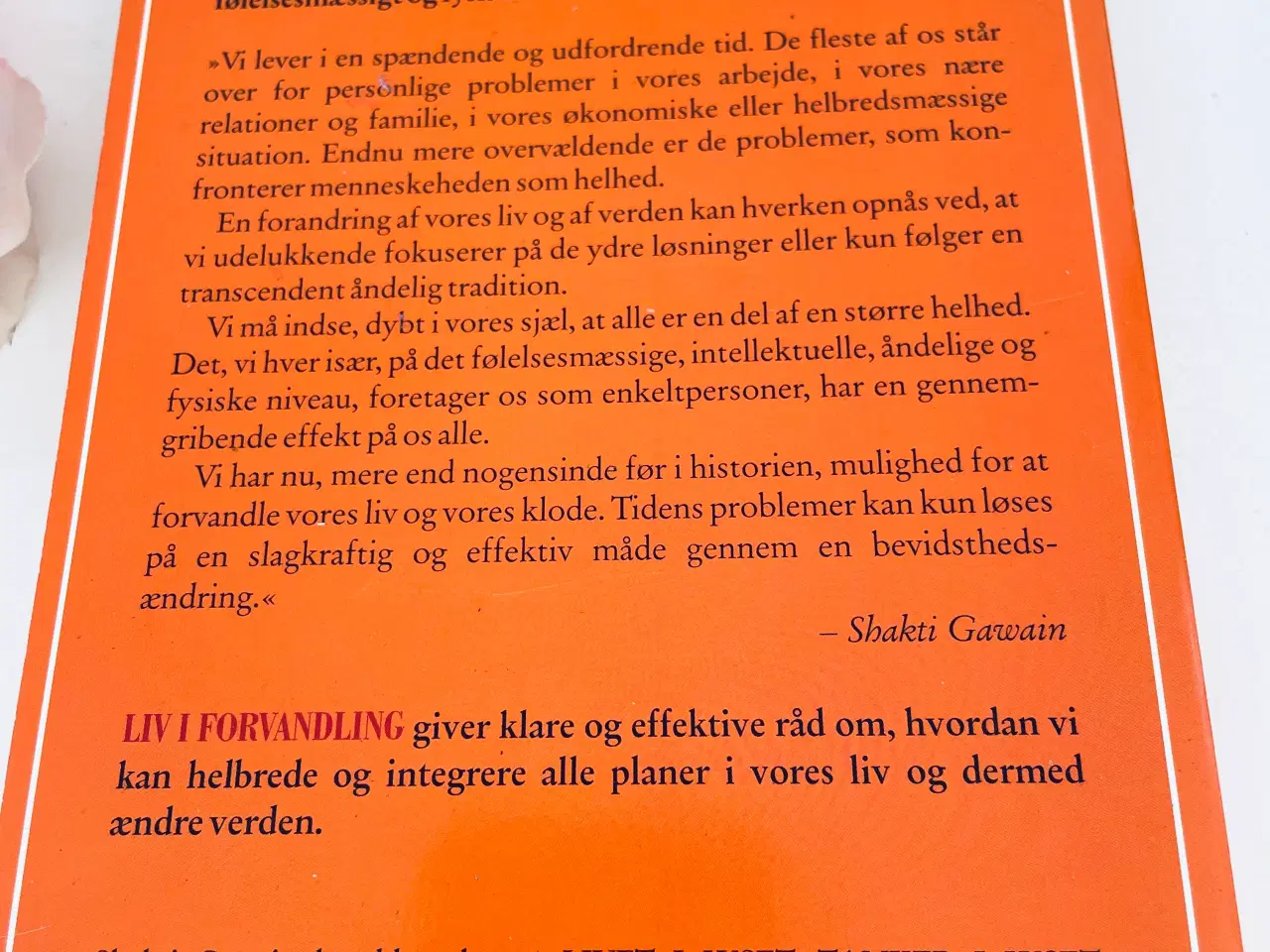 Billede 5 - Liv I forvandling Shakti Gawain 