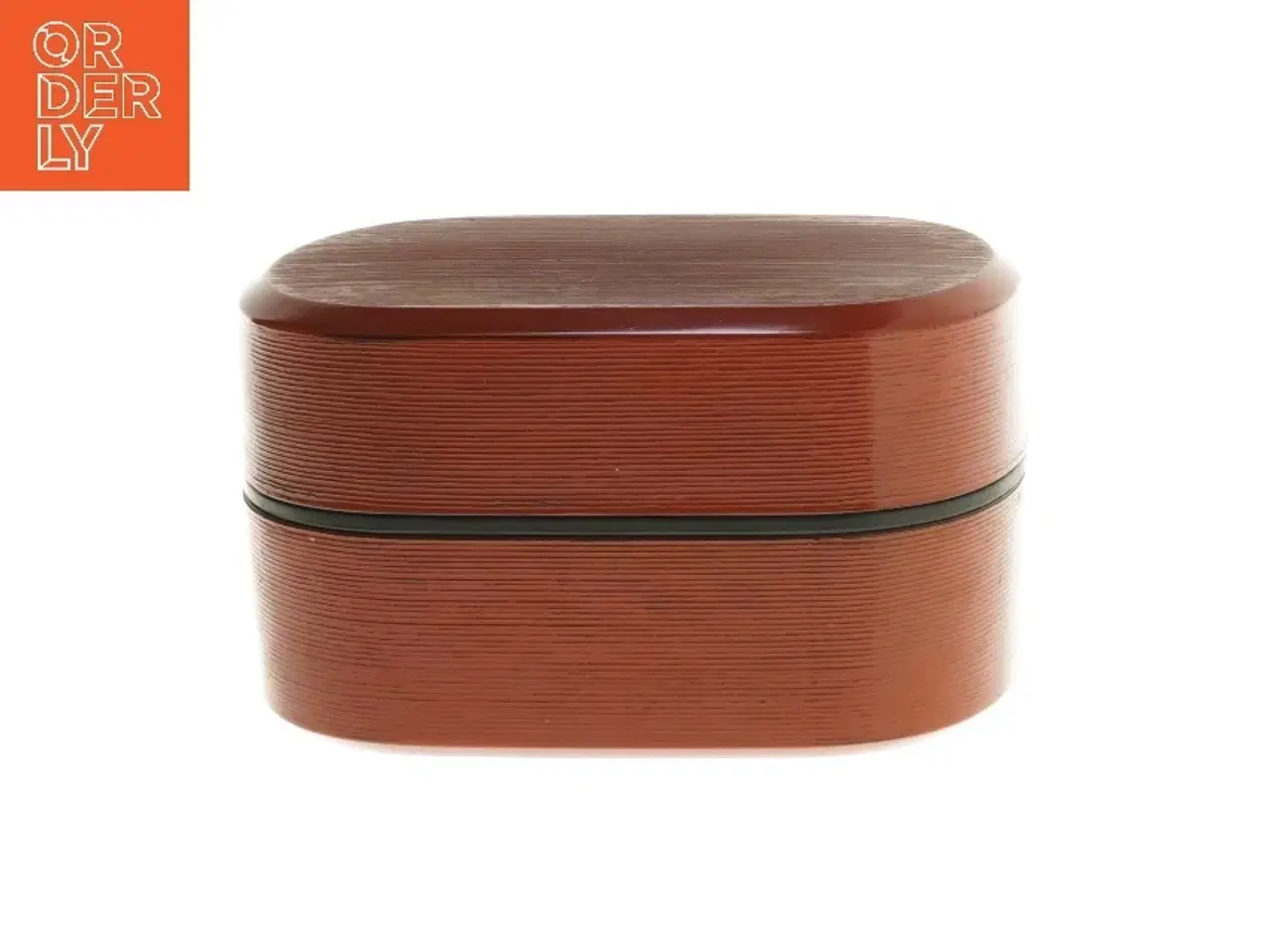 Billede 1 - Japansk Bento box. Madkasse med låg (str. 14x10x8 cm)